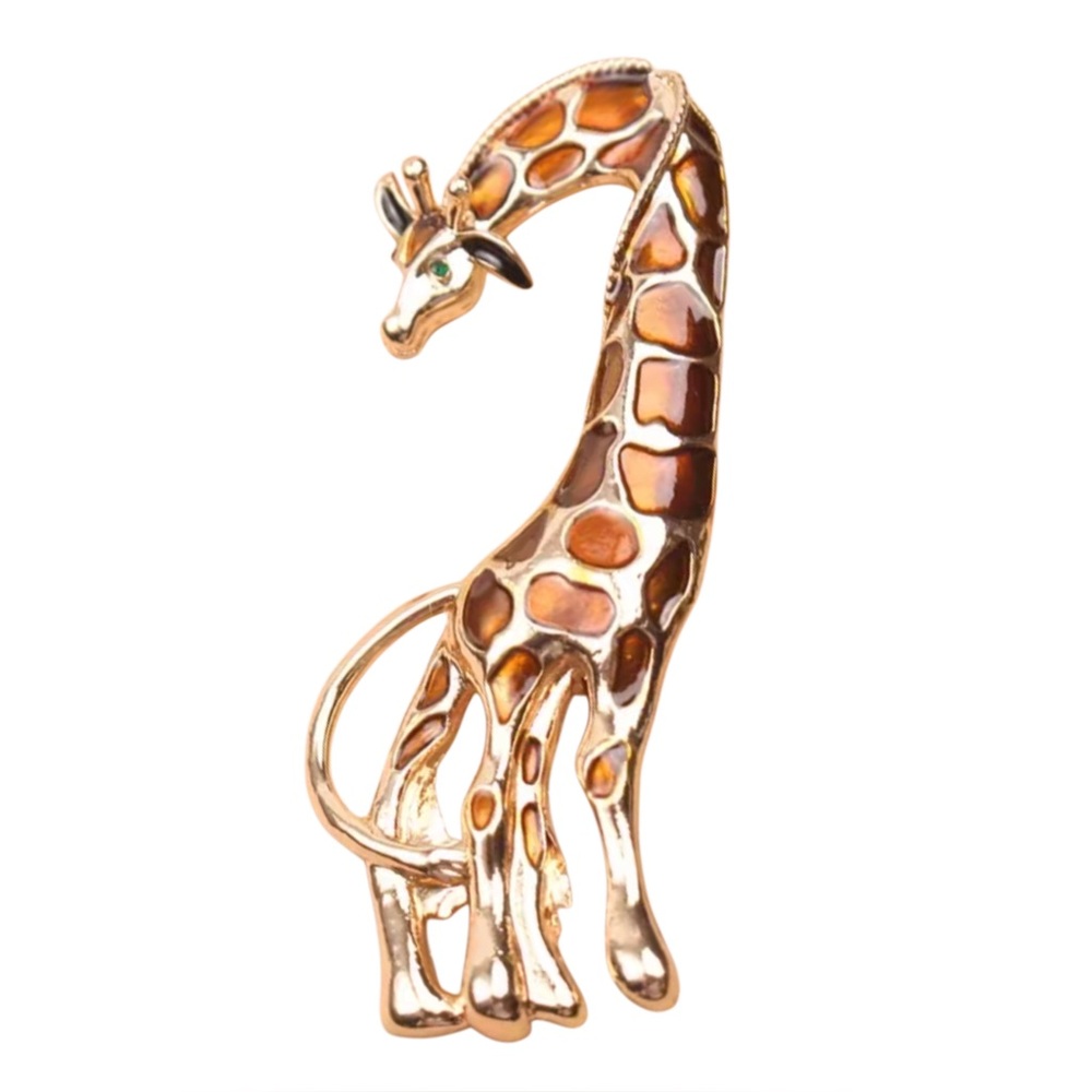 Giraffe Brooch Pin